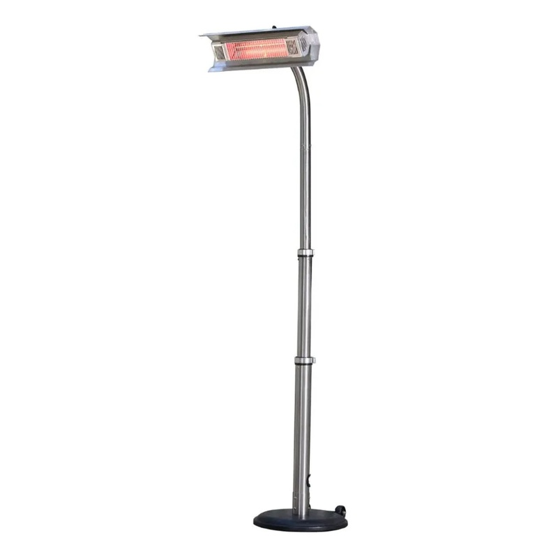 Well Traveled Living Telescoping Offset Pole Mounted Infrared Patio Heater