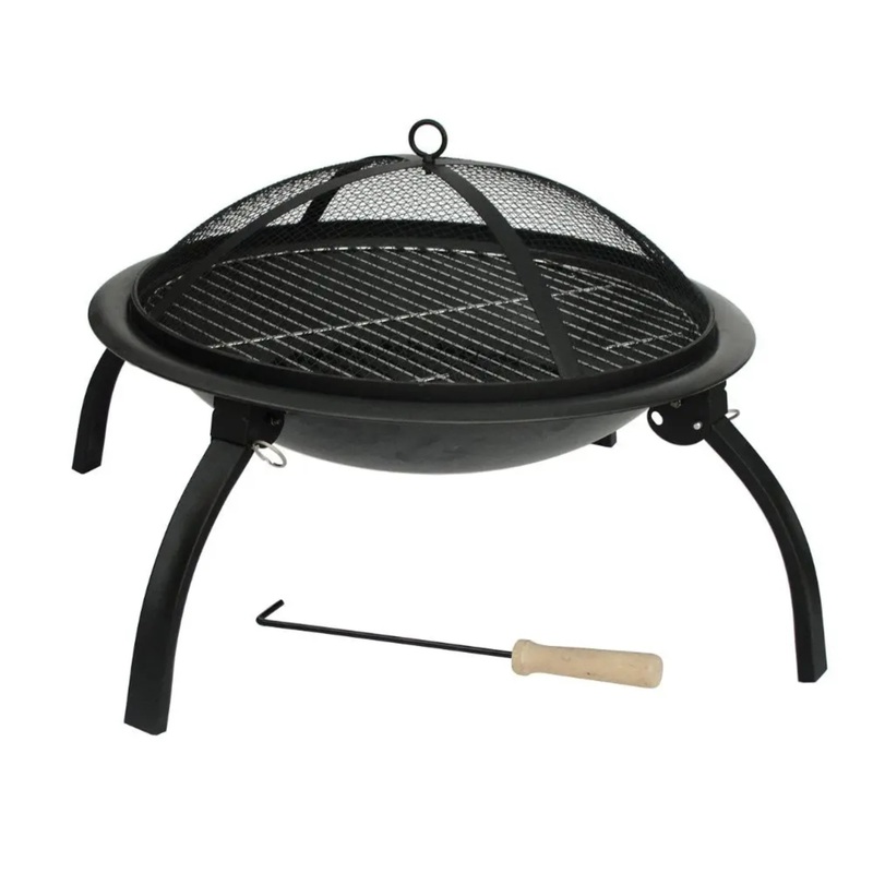 Well Traveled Living 22-Inch Folding Fire Pit