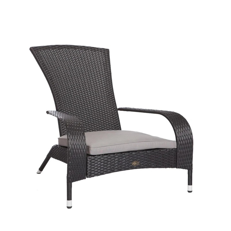 Well Traveled Living Black Coconino Wicker Chair