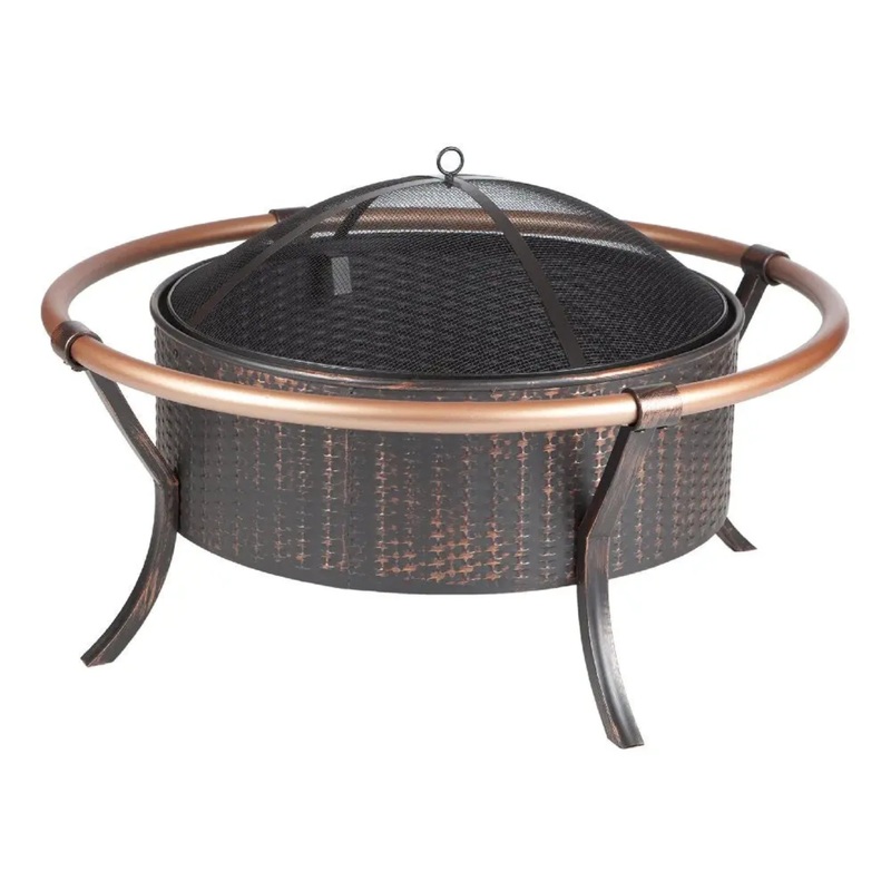Well Traveled Living Copper Rail Fire Pit