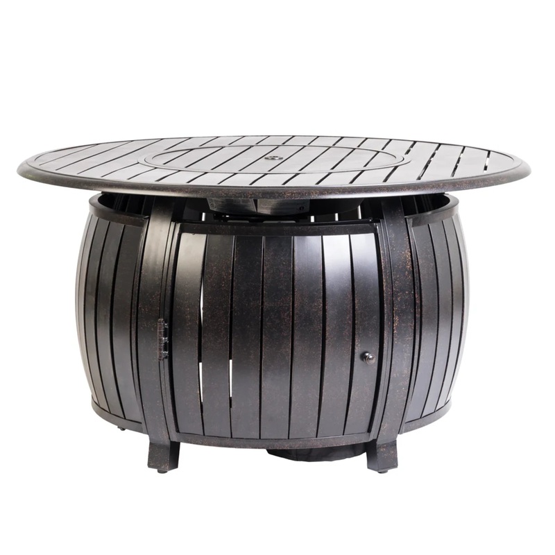 Well Traveled Living Grand Cooper Aluminum Round Propane Fire Pit