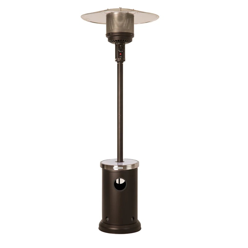 Well Traveled Living Mocha Finish Patio Heater w/ Led Table