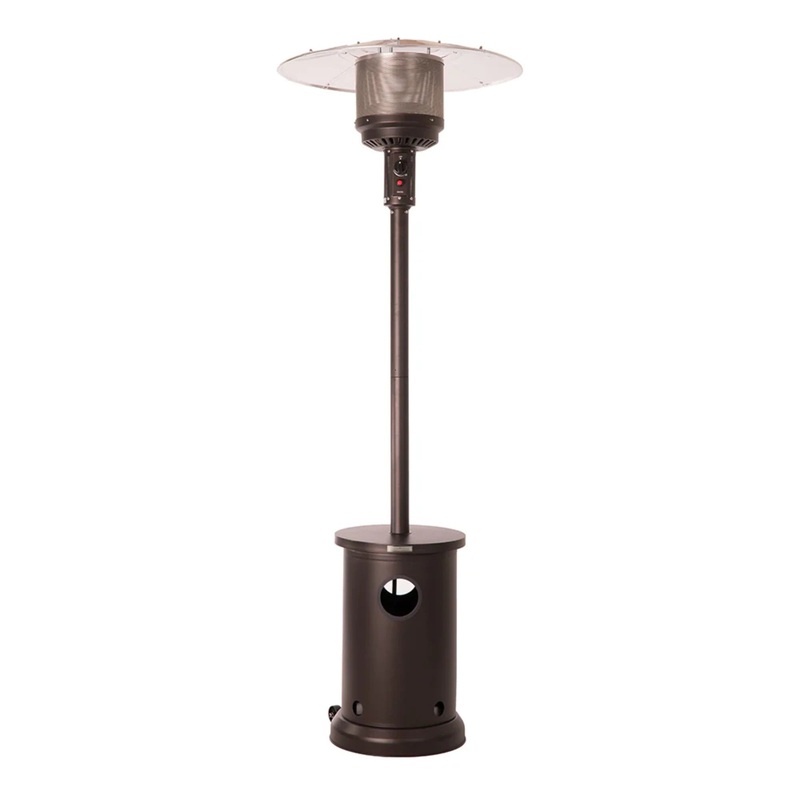 Well Traveled Living Mocha Finish Patio Heater w/ Table