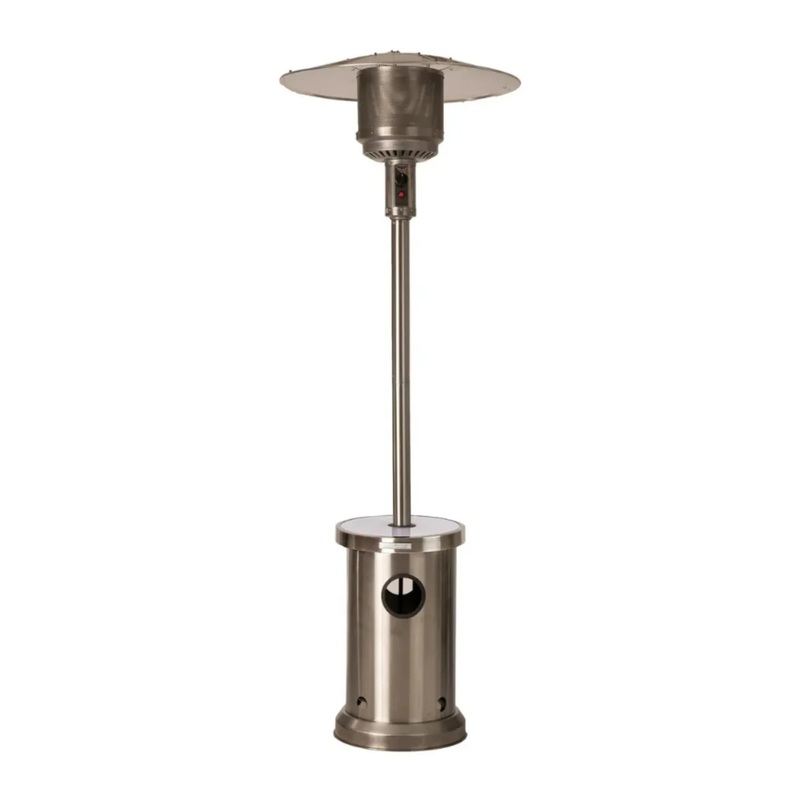Well Traveled Living Stainless Steel Patio Heater w/ Led Table