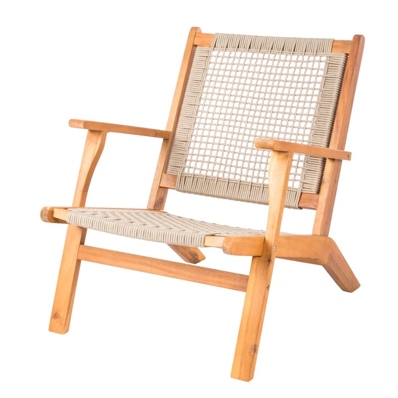 Well Traveled Living Vega Natural Stain Outdoor Chair