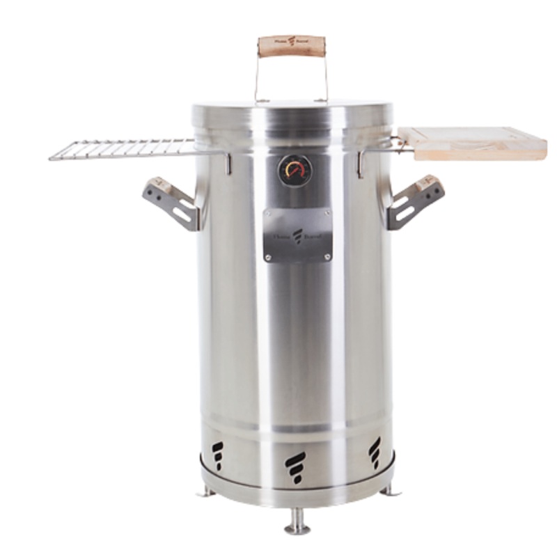 Flame Barrel 16 inch Smoker and Grill Stainless Steel