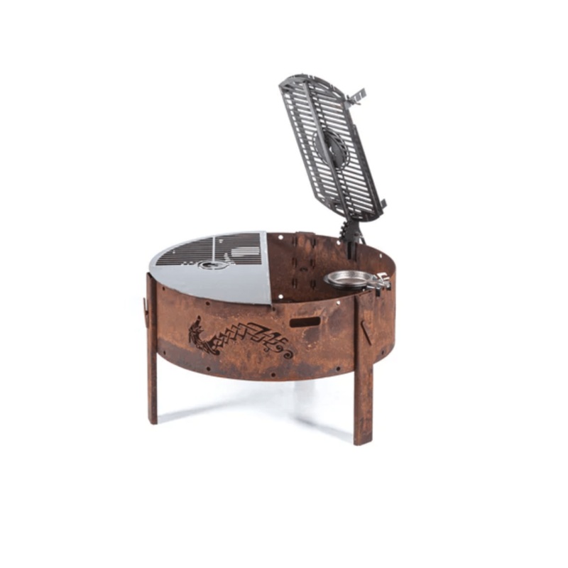 Fogues TX Rollo Open Fire Argentine Wood and Charcoal Grill