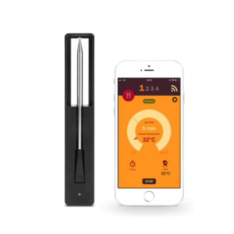 GWPro Wireless Meat Food Thermometer for Grill BBQ Smart Digital Bluetooth