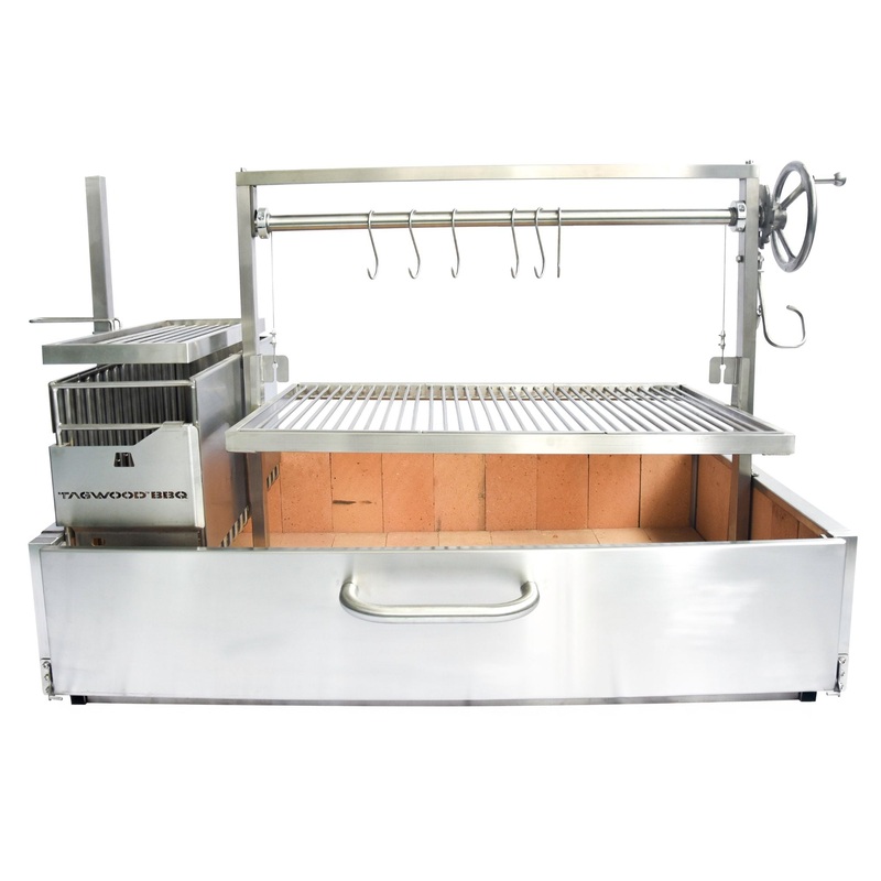 Tagwood BBQ25SS Argentine Built-In Charcoal Grill