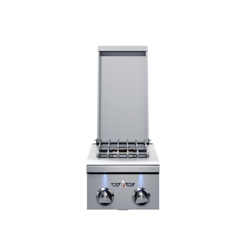 Delta Heat Built-In Double Gas Side Burners