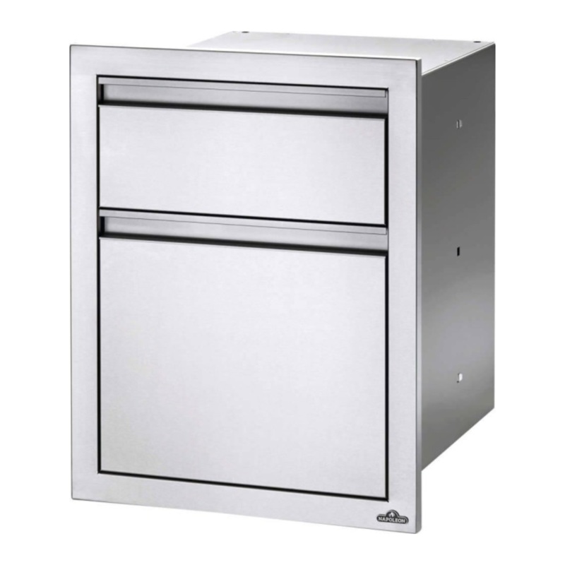 Napoleon BI-1824-1W 18" X 24" Double Drawer: Waste Bin