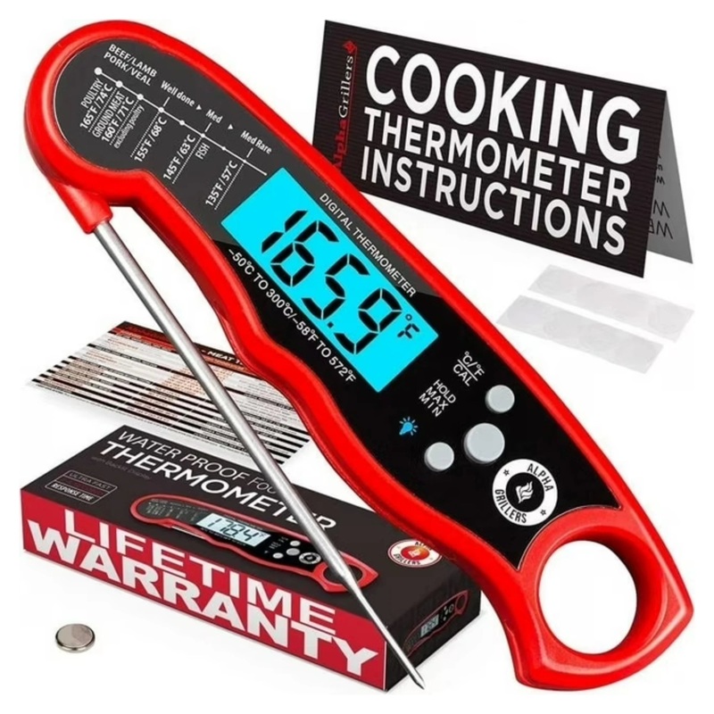 Alpha Grillers Instant Red Meat Thermometer