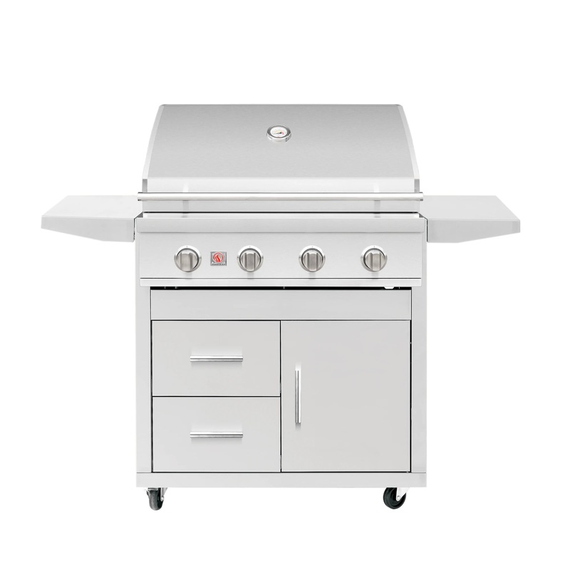 Summerset Deluxe Cart for 32-Inch Sizzler Series Grills