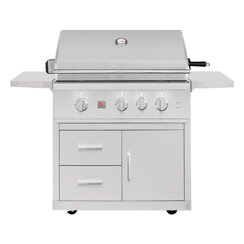 Summerset Deluxe Cart for 32-Inch TRL Pro Grill