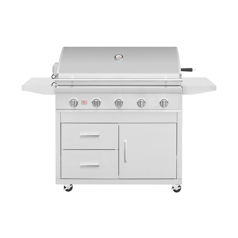 Summerset Deluxe Cart for 40-Inch Sizzler Series Grills