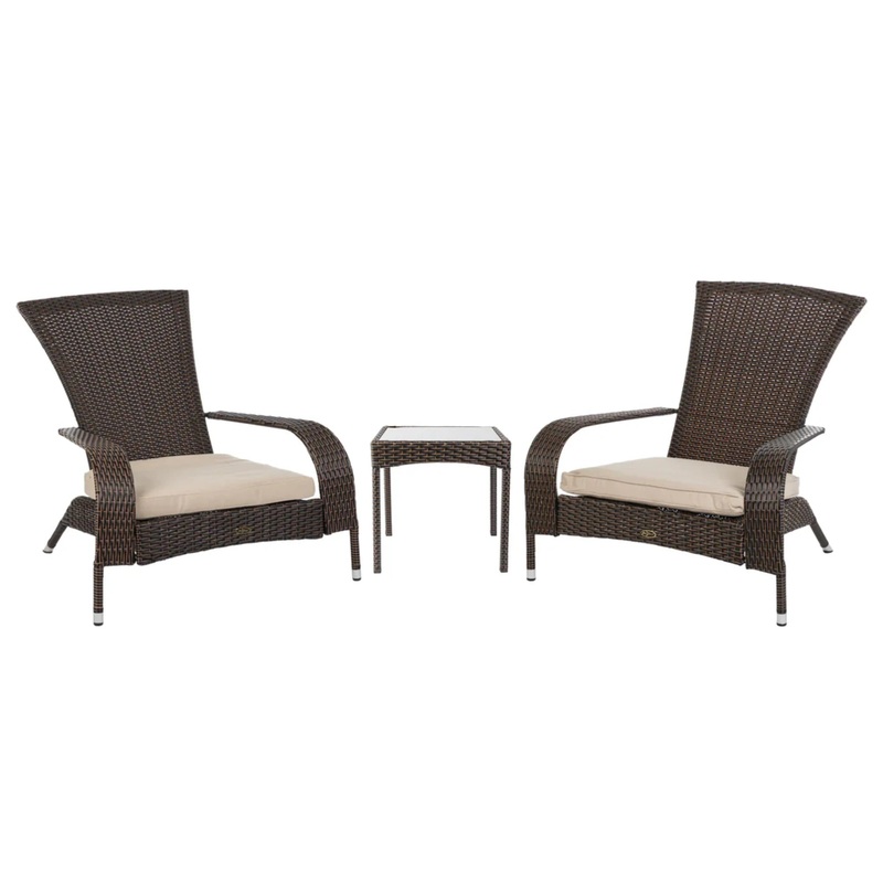 Well Traveled Living Coconino Wicker Chat Set