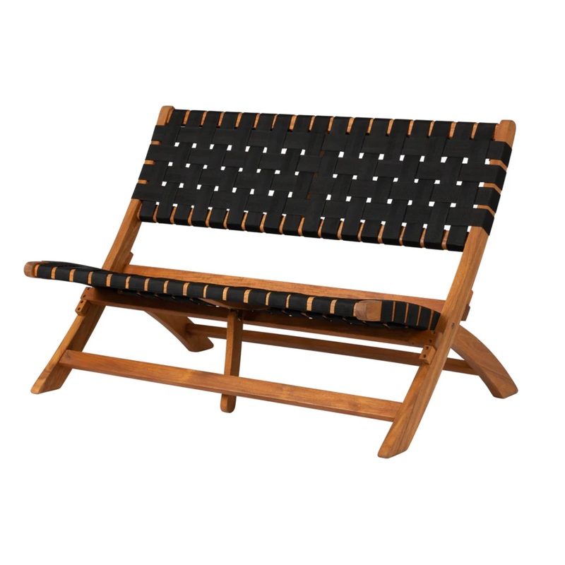 Well Traveled Living Sava Folding Indoor/Outdoor Bench
