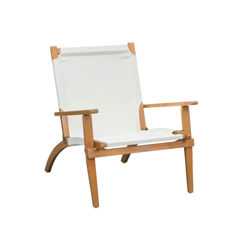 Well Traveled Living Walker Outdoor Wooden Folding Lounge Chair