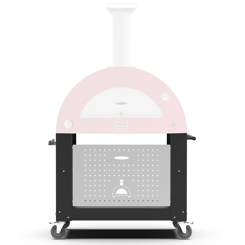 Alfa Wrinkle Black Base for Moderno 3 Pizze Oven