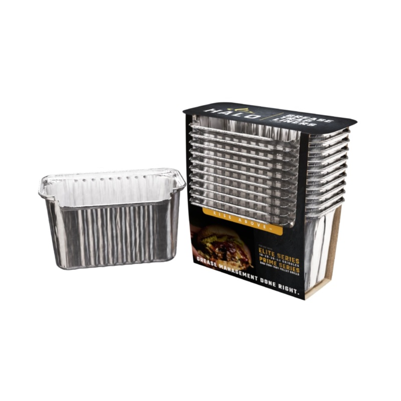 Halo HZ-3005 Grease Container Foil Liners  10pk