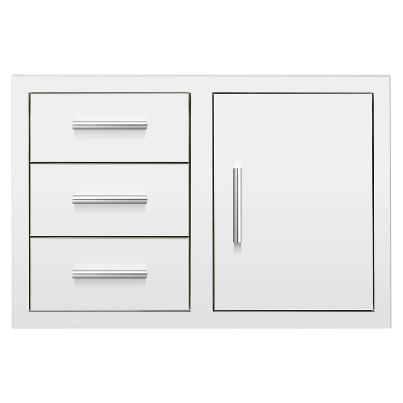 Summerset 33-Inch 3-Drawer & Door Combo