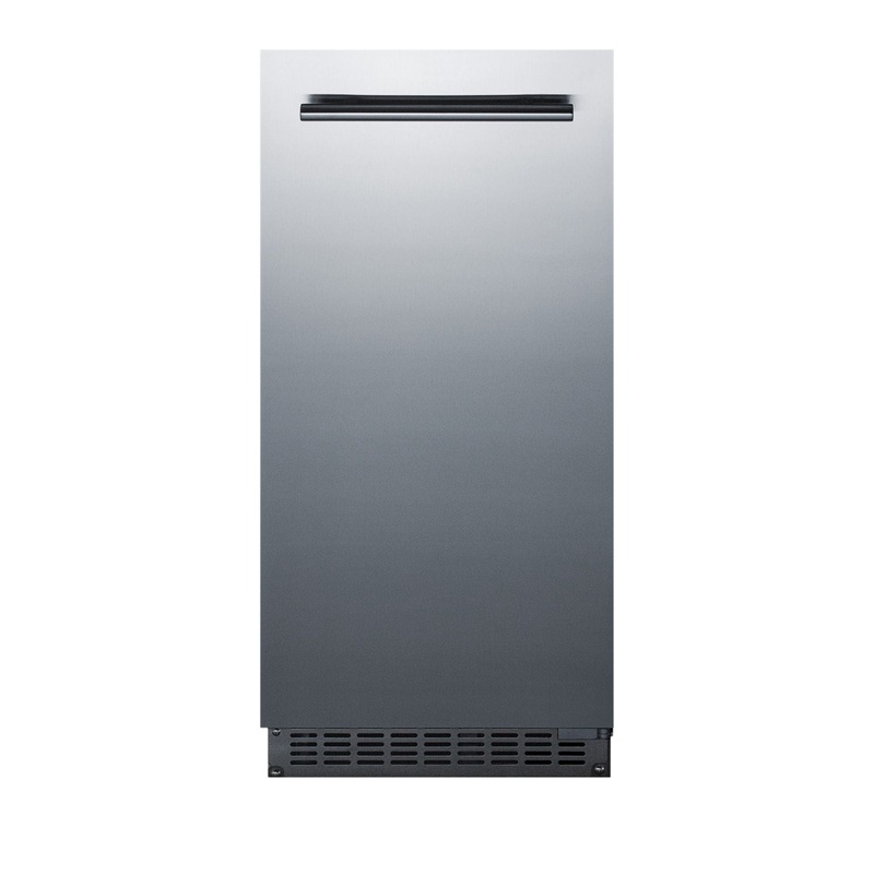 Summit BIM68OSPUMP 62 lb. Clear Outdoor/Indoor Icemaker