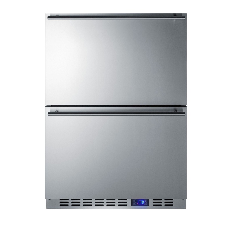 Summit SPFF51OS2D 24" Outdoor 2-Drawer All-Freezer