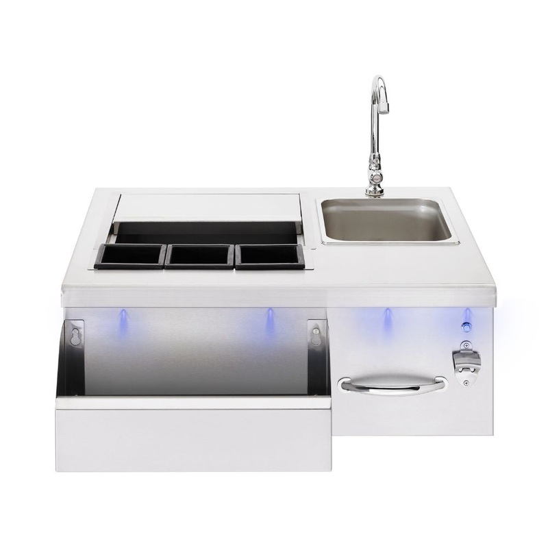 TrueFlame TF-BC-30L 30" Beverage & Prep Station
