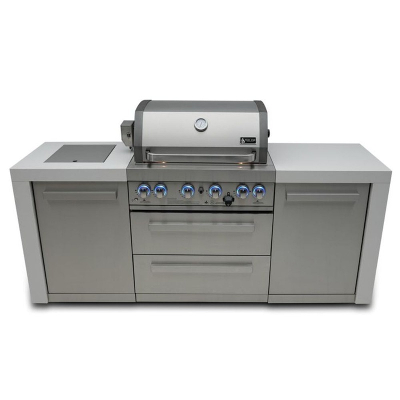 Mont Alpi MAi400-D 4-Burner Deluxe Island