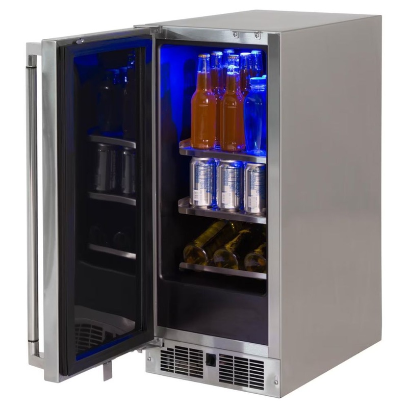 Lynx 15-Inch Outdoor Rated Stainless Steel Compact Refrigerator