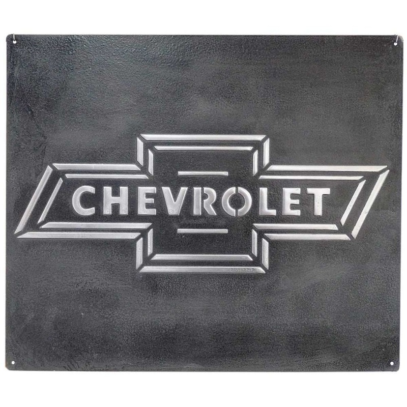 Pallarols Vintage "Chevrolet" Metal Sign, 20x24"