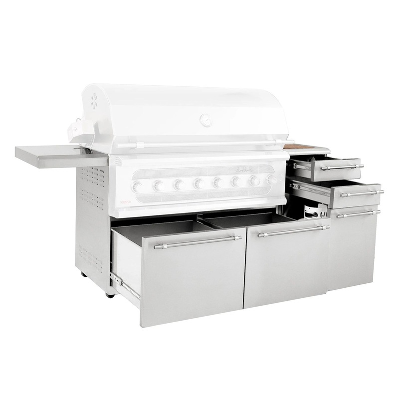 American Made Grills 54-Inch Encore & Muscle Grill Cart