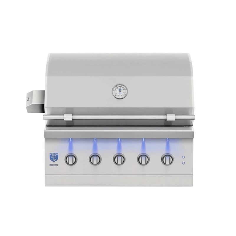American Made Grills Encore 36-Inch Built-In Hybrid Grill