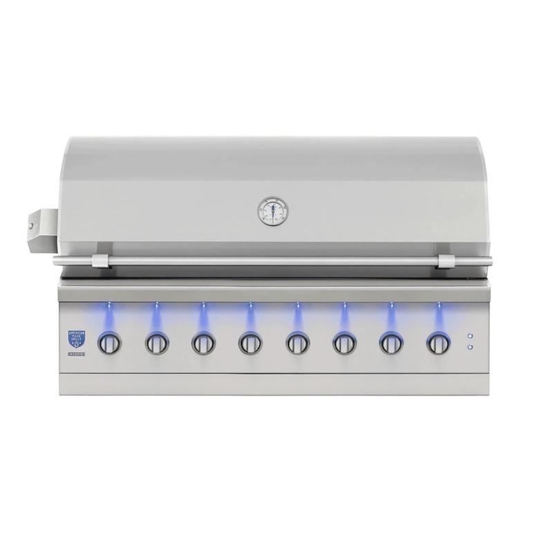 American Made Grills Encore 54-Inch Built-In Hybrid Grill
