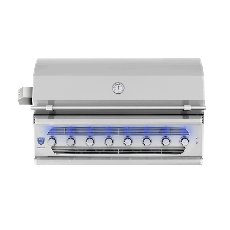American Made Grills Muscle 54-Inch Built-In Hybrid Grill