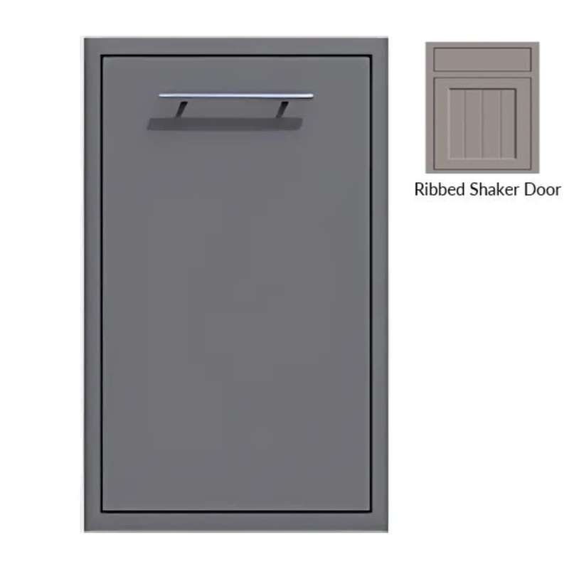 Challenger Designs Canyon Ribbed Shaker Style Full Enclosure Trash Pullout Drawer