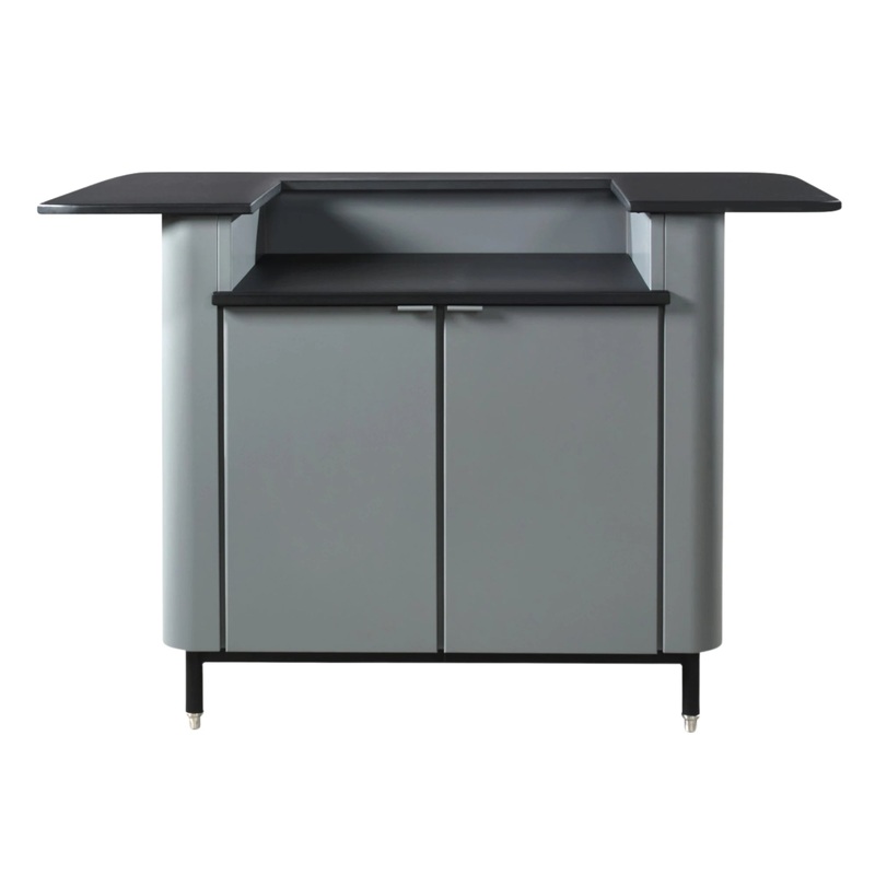 Challenger Designs Cascade 60.5-Inch Powder Coated Aluminum Outdoor Bar Island