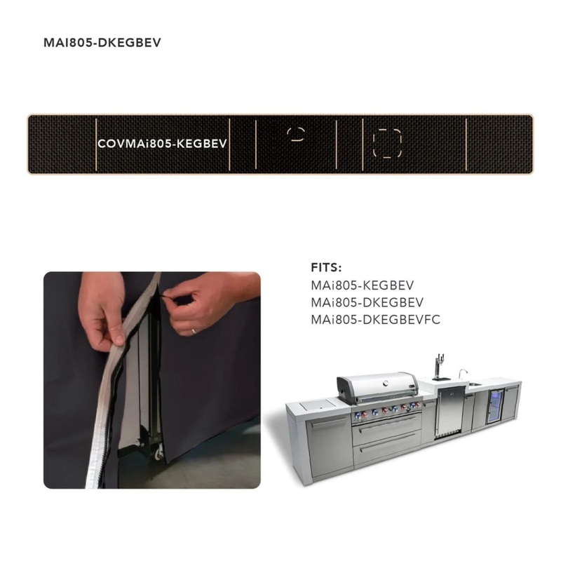 Mont Alpi COVMAi805-KEGBEV Cover for MAi805 Islands w/ Beverage Center & Kegerator
