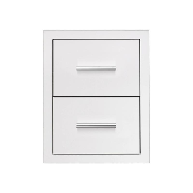 Summerset 17-Inch Double Drawer w/ Masonry Frame