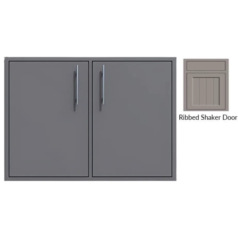 Challenger Designs Canyon Ribbed Shaker Style 36-Inch Double Access Door