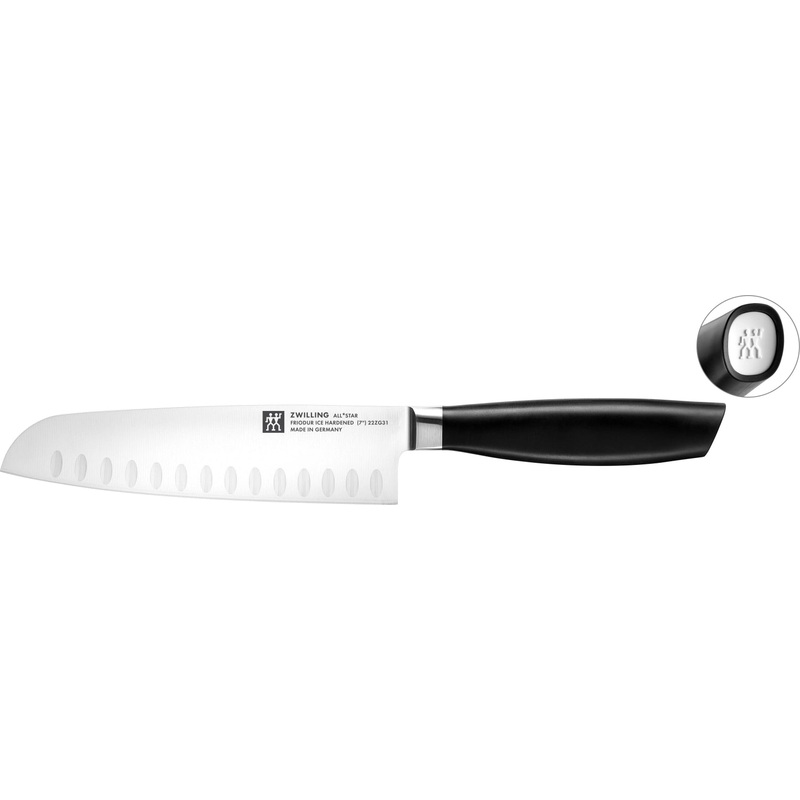 Zwilling Kitchen Santoku All Star mit Kullen180, weiss Z1022792