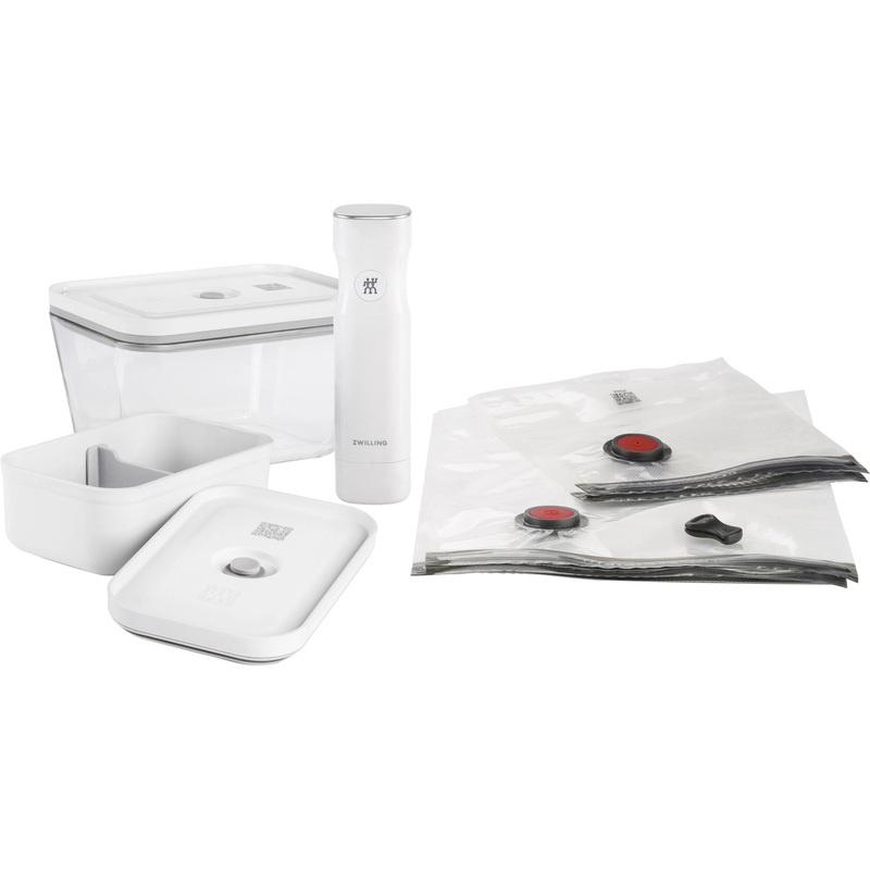 Zwilling Kitchen Vakuum Starterset 7-tlg, Glas, Box L, Lunchbox M Z36814-007-0