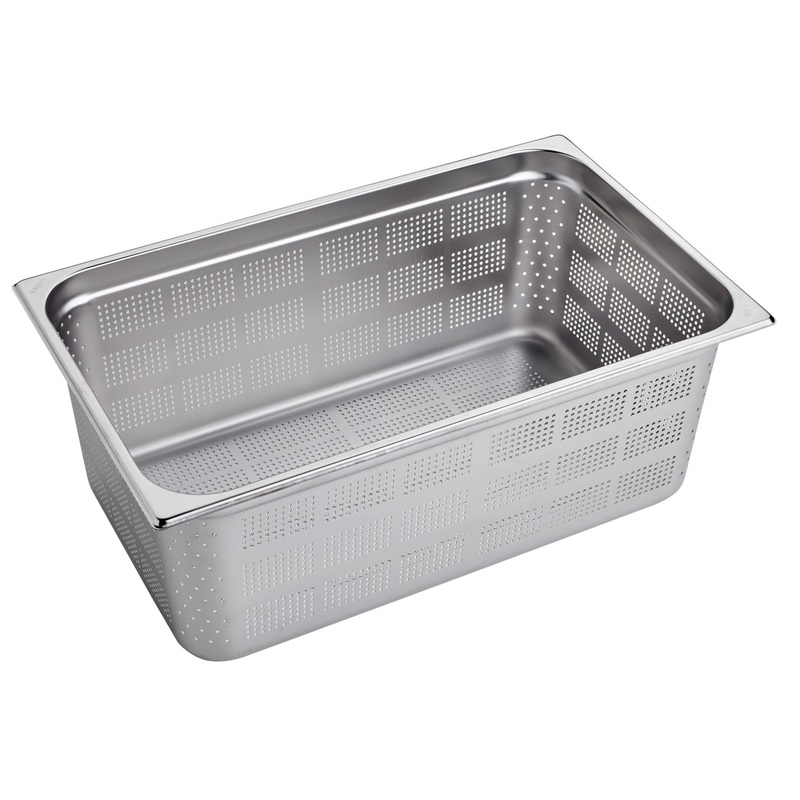 GN Schalen Behlter GN 1/1 200 Edelstahl gelocht 53x32.5cm H20cm T40083