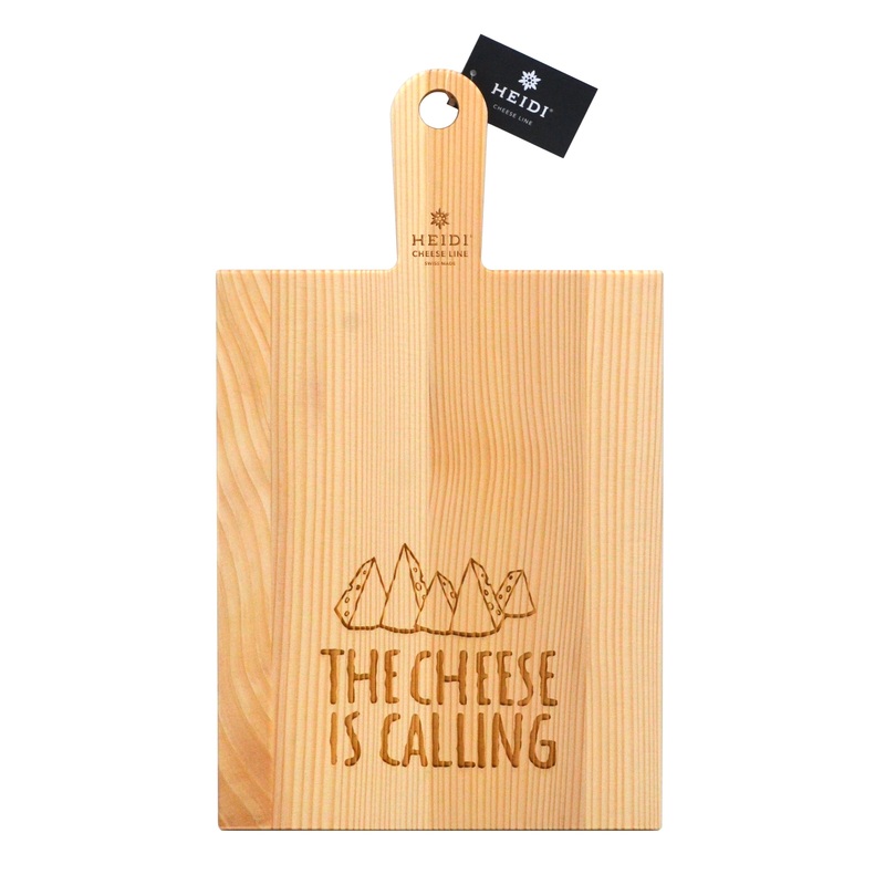 Heidi Cheese Line Zubehr Brett mit Griff gelt "The cheese"