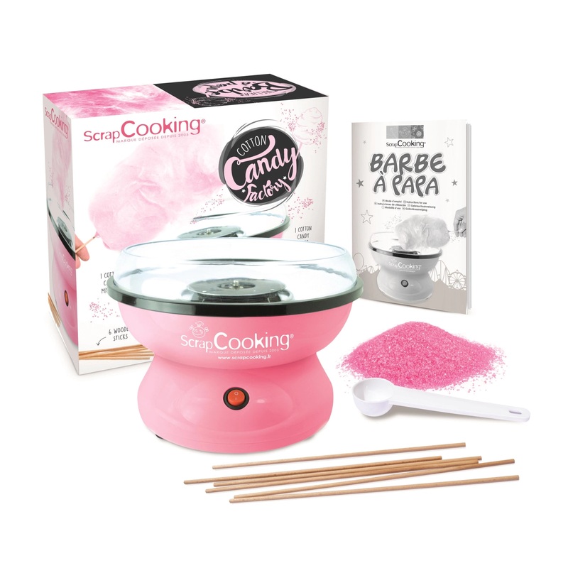 Scrap Cooking Zuckerwattenmaschine pink Candy Factory 28x28x15cm SC3900