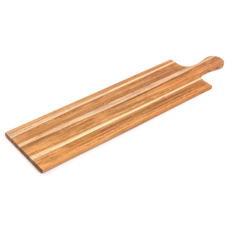 Teak Haus Antipasti Platte Teak mit Griff, 78.7x19.6x1.3 cm TH905