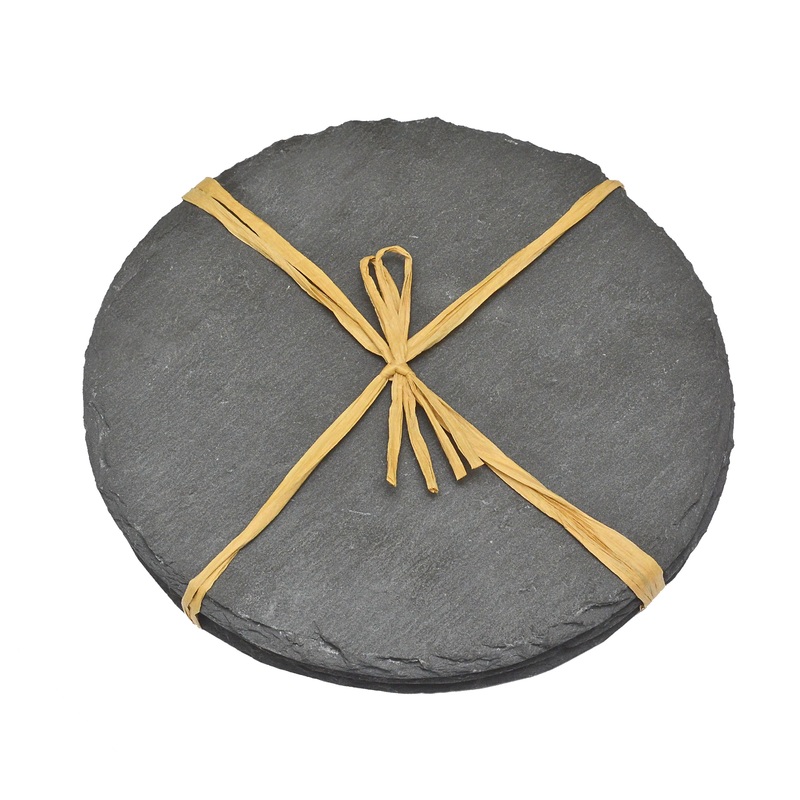 Heidi Cheese Line Zubehr Glasuntersetzter 3er Set aus Schiefer 200 mm