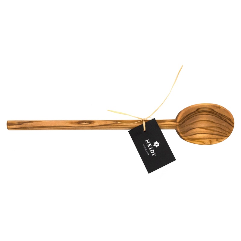 Heidi Cheese Line Zubehr Lffel oval runder Stiel Olivenholz 30cm
