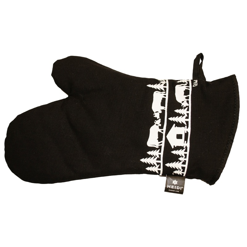 Heidi Cheese Line Zubehr PatvN Kchenhandschuh Schwarz