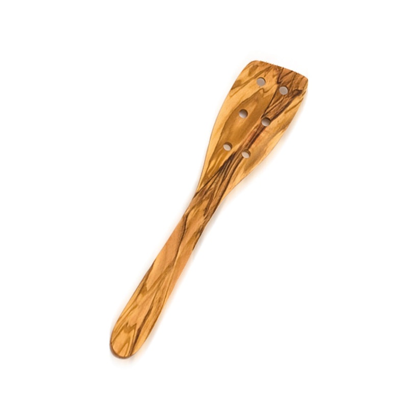 Heidi Cheese Line Zubehr Pfannen-Wender mit 6Lcher 30cm Olivenholz